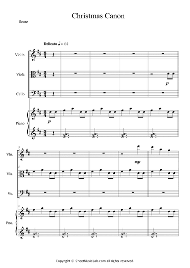 Christmas Canon