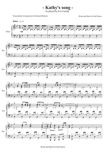 Kathy's Song