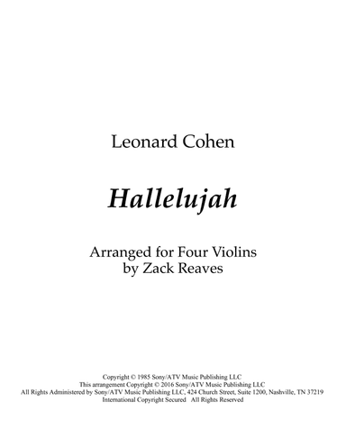 Hallelujah