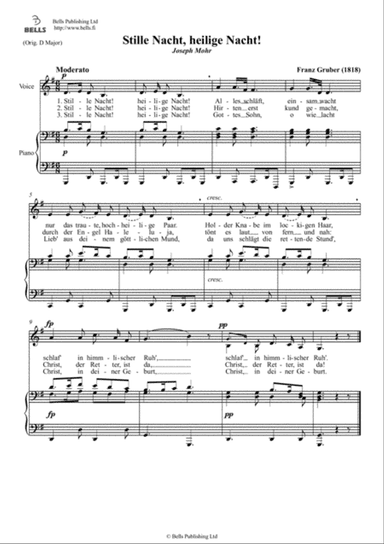 Stille Nacht, heilige Nacht (G Major)