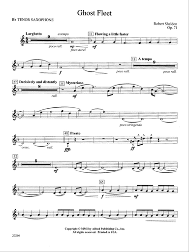 Ghost Fleet: B-flat Tenor Saxophone