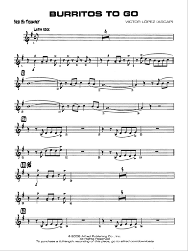 Burritos to Go: 3rd B-flat Trumpet