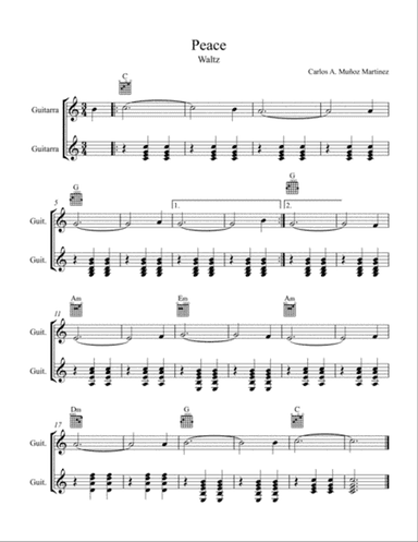 Peace Waltz (Duet)
