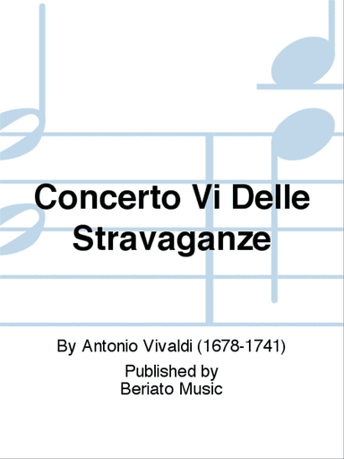 Concerto Vi Delle Stravaganze