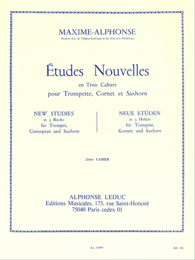 Etudes Nouvelles - Volume 2