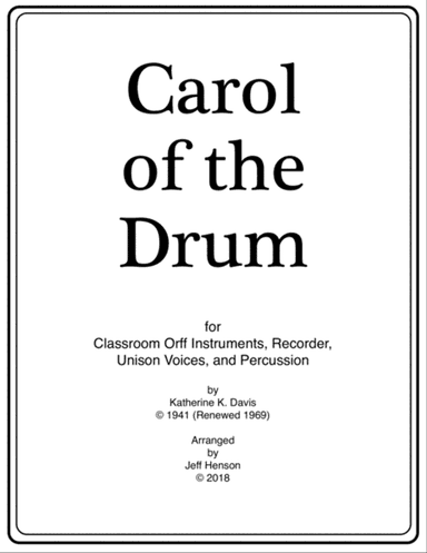 Carol Of The Drum