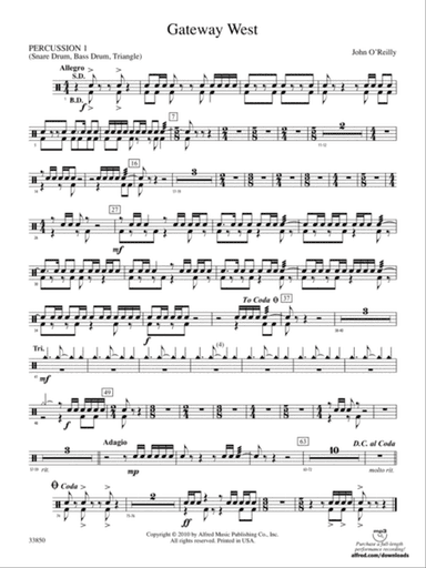 Gateway West: 1st Percussion