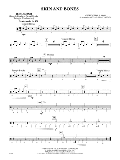 Skin and Bones: 2nd Percussion