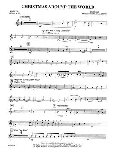 Christmas Around the World: WP 1st Horn in E-flat