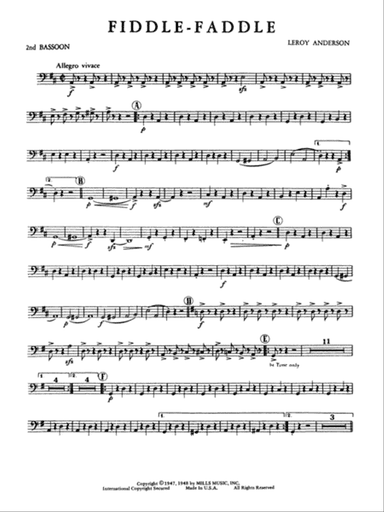 Fiddle-Faddle: 2nd Bassoon