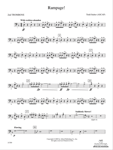 Rampage!: 2nd Trombone