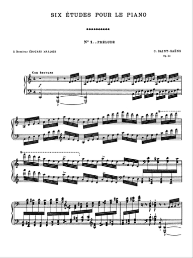Saint-Saƫns: Six Etudes, Op. 52