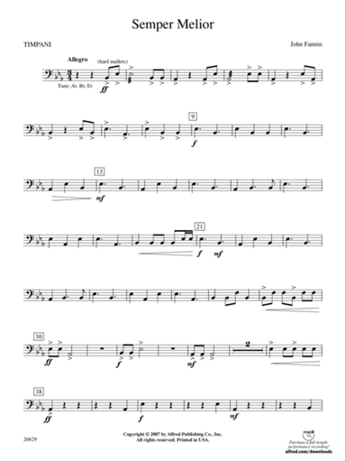 Semper Melior: Timpani