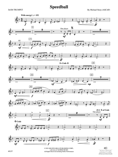 Speedball: 3rd B-flat Trumpet