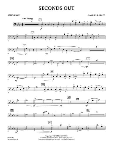 Seconds Out - String Bass