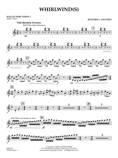Whirlwind(s) - Mallet Percussion 1
