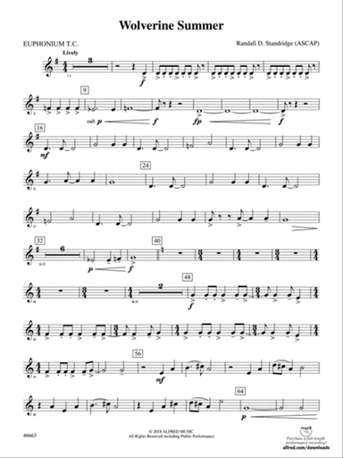 Wolverine Summer: Baritone T.C.