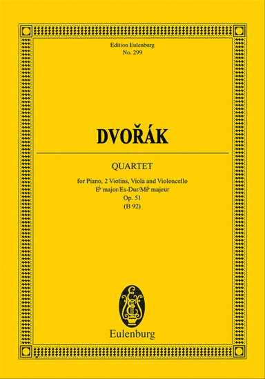 String Quartet in E-Flat Major, Op. 51, B 92