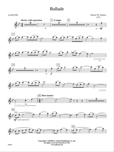 Ballade: Flute