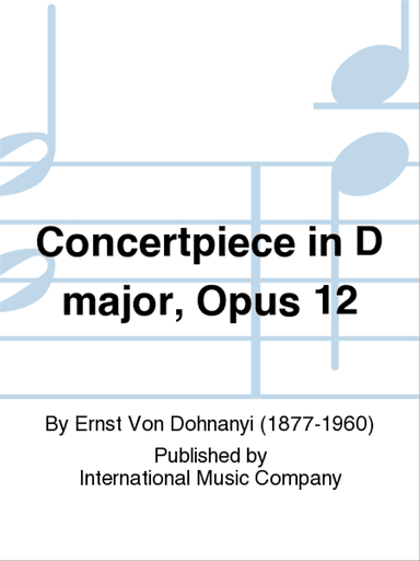 Concertpiece In D Major, Opus 12