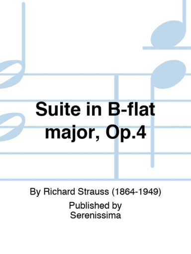 Suite in B-flat major, Op.4