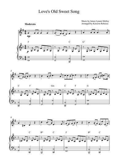 Love's Old Sweet Song