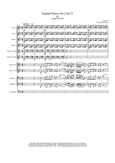 English Dances, Set 2, Op. 33: No. 4. Giubiloso - Lento E Maestoso