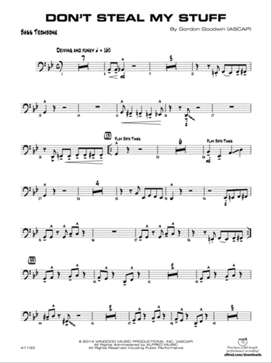 Don't Steal My Stuff: Bass Trombone