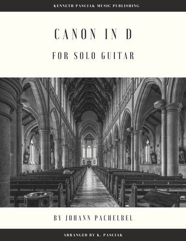 Pachelbel Canon in D (for Solo Guitar)
