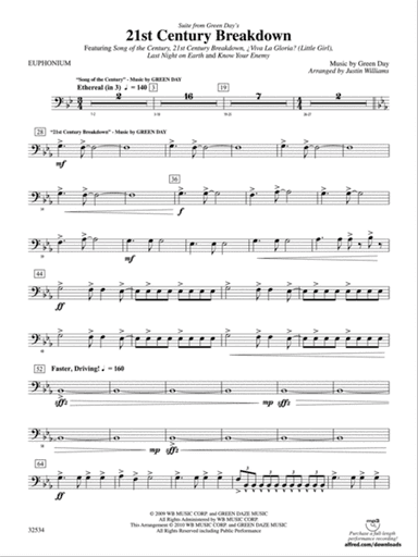 21st Century Breakdown, Suite from Green Day's: Baritone B.C.