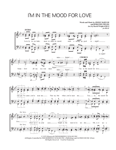 I'm In The Mood For Love