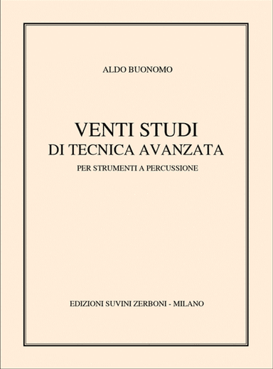 Venti studi di tecnica avanzata
