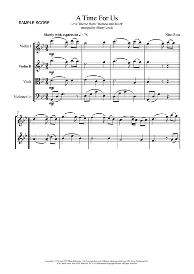 A Time For Us (love Theme)