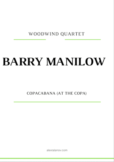 Copacabana (At The Copa)