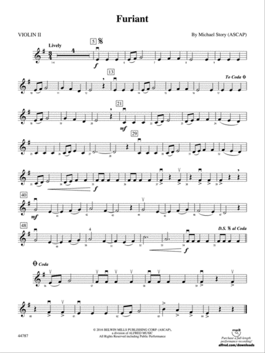 Furiant: 2nd Violin