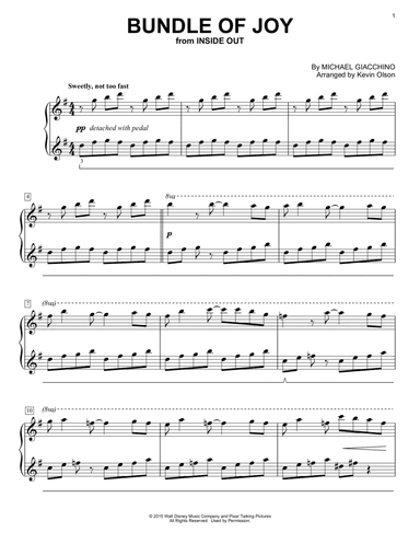 Bundle Of Joy (from Inside Out) (arr. Kevin Olson)