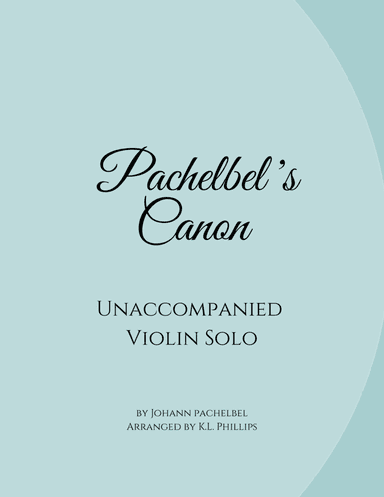 Pachelbel's Canon - Unaccompanied Violin Solo