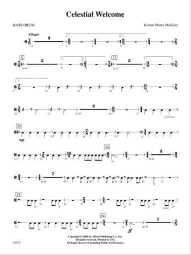 Celestial Welcome: Bass Drum