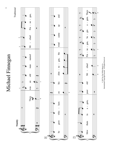 Michael Finnegan (arr. Christopher Hussey)