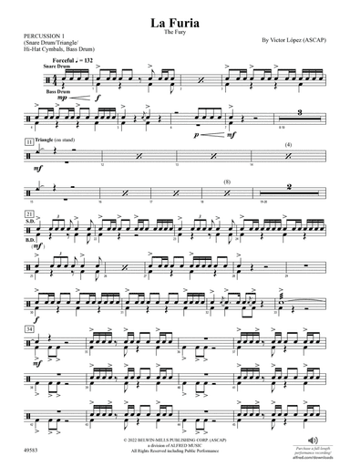 La Furia: 1st Percussion