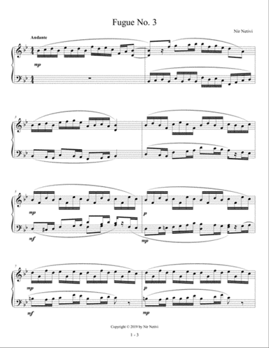 Fugue No.3