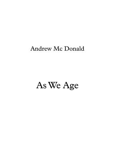 As We Age