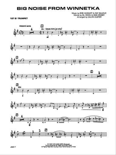 Big Noise from Winnetka: 1st B-flat Trumpet