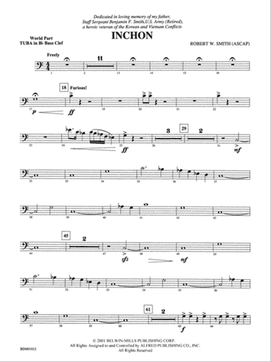 Inchon: (wp) B-flat Tuba B.C.