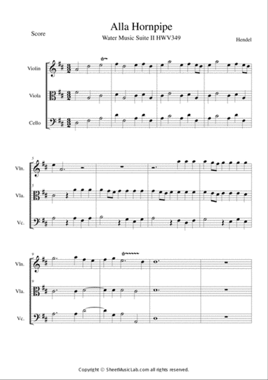 Water Music Suite II HWV 349_ no.12 Alla Hornpipe