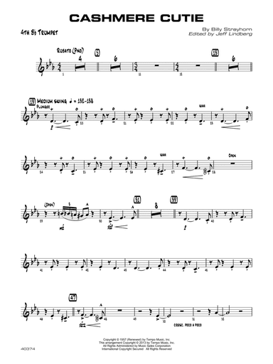 Cashmere Cutie - 4th Bb Trumpet