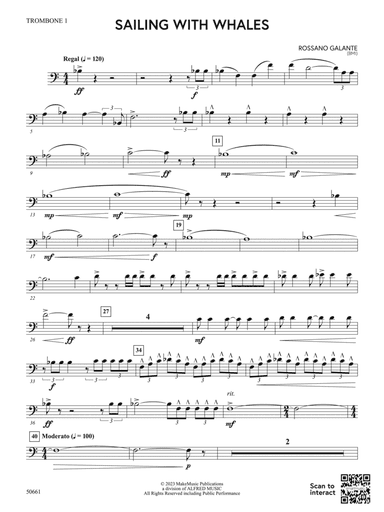 Sailing with Whales: 1st Trombone