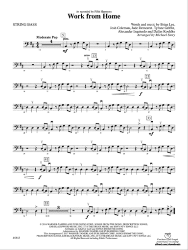 Work from Home: String Bass