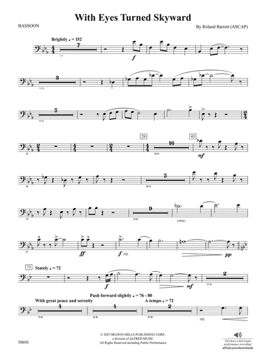 With Eyes Turned Skyward: Bassoon