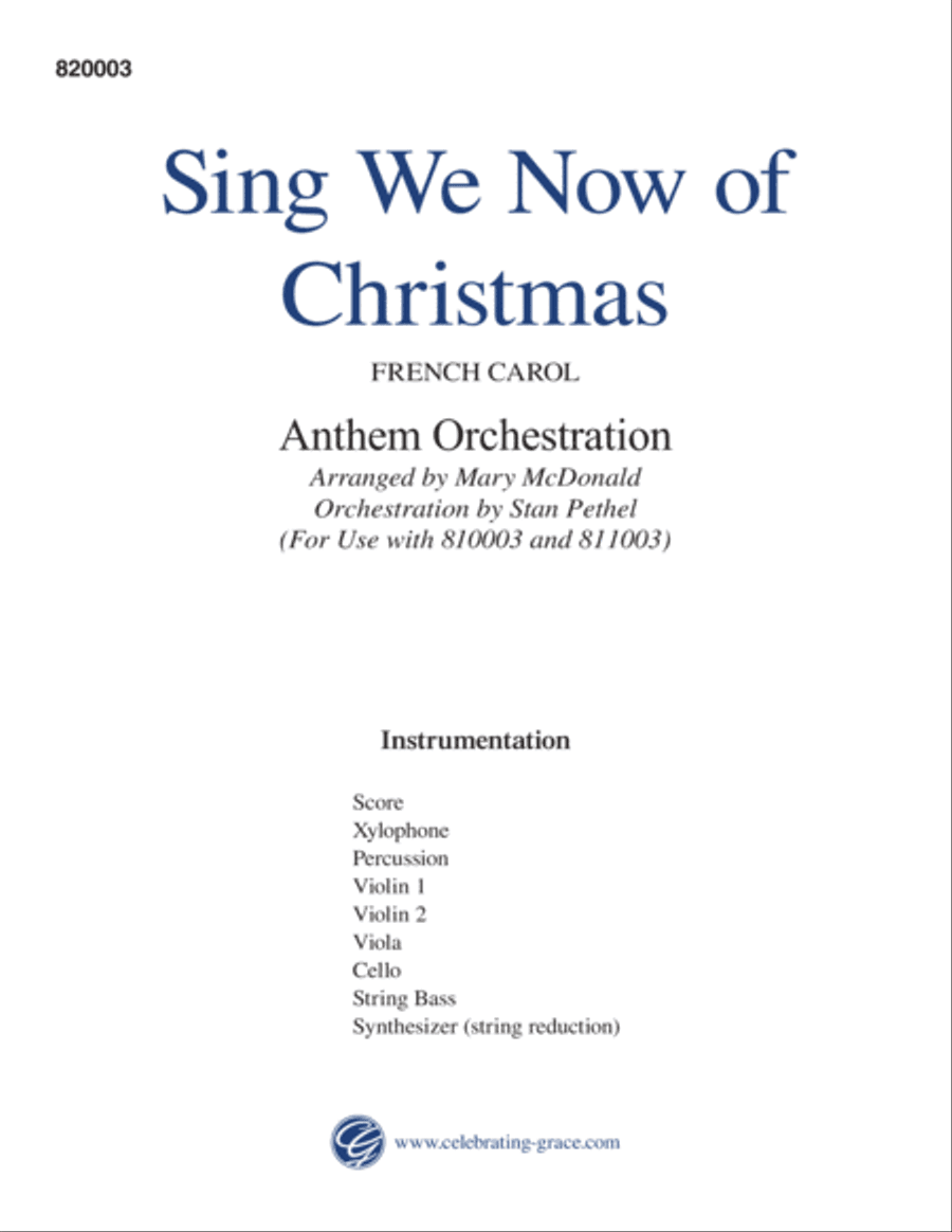 Sing We Now of Christmas